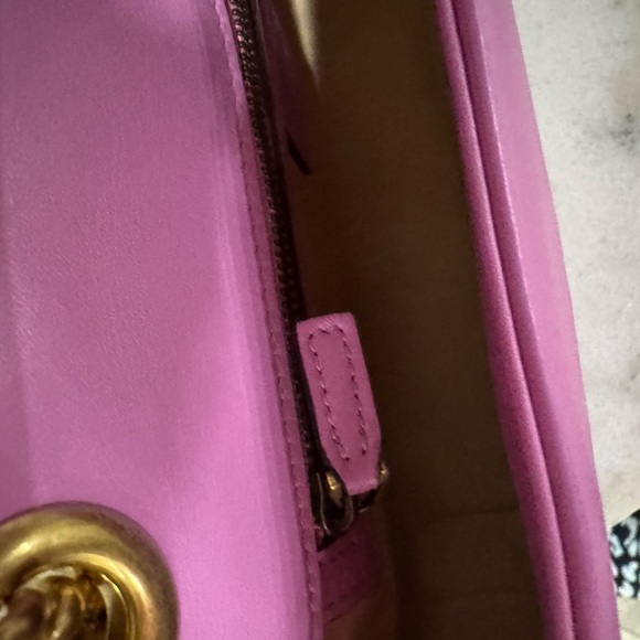 Gucci Pink Chevron Shoulder Bag - Picture 5 of 5